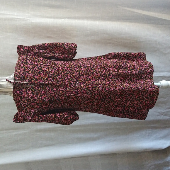 H&M autumn floral mini dress size Xsmall - Picture 6 of 13